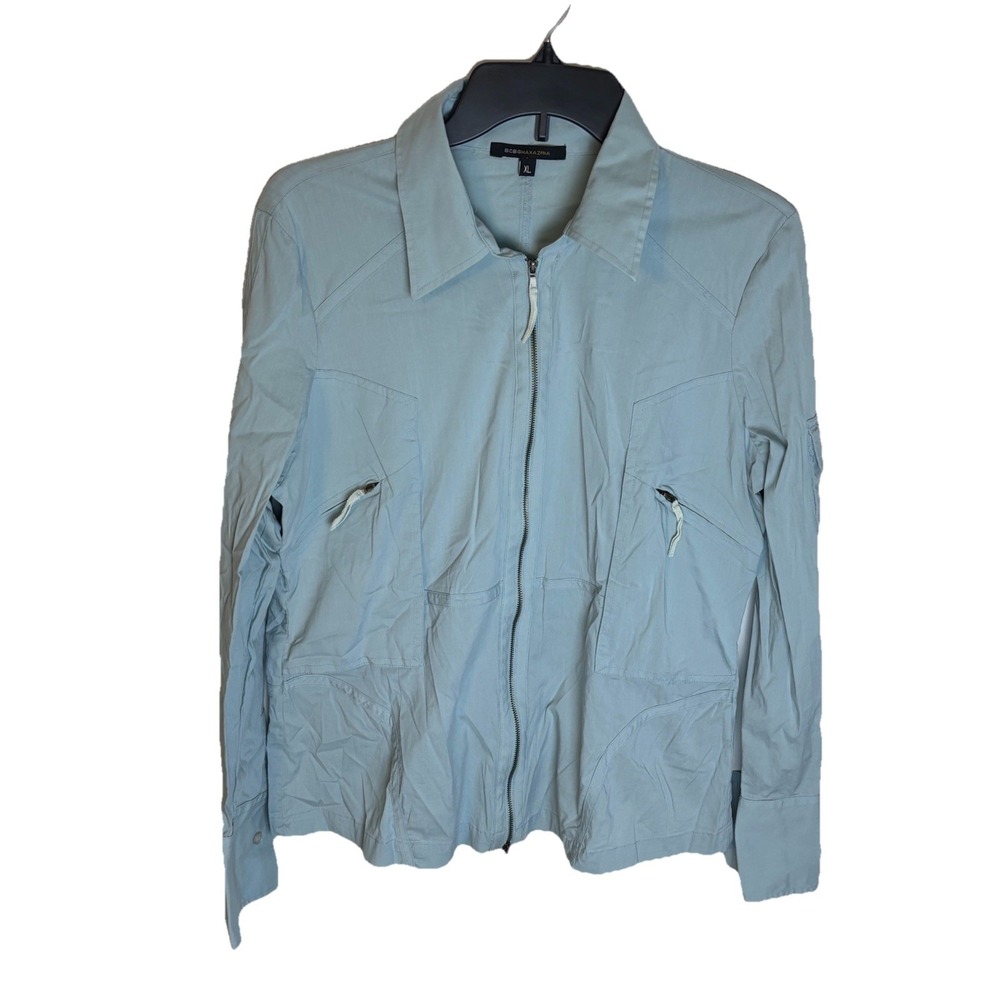 BCBGMaxAzria Lightweight Windbreaker Field Anorak Outdoor Jacket Size XL